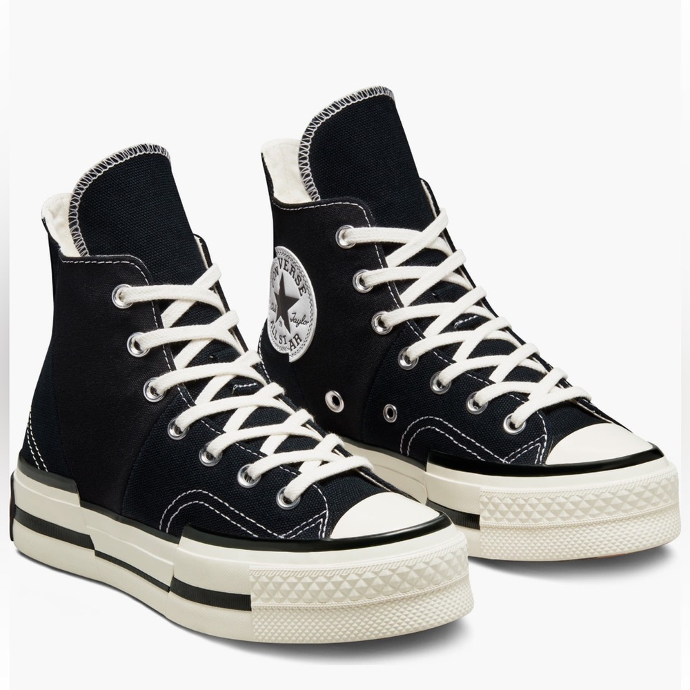 Converse Women's Black High-Top Athletic Shoes